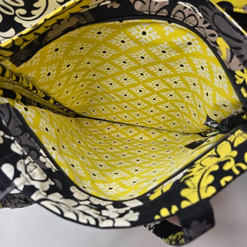 Vera Bradley Baroque Quilted Laptop Bag Checkpoint Friendly Bi-Fold Commuter